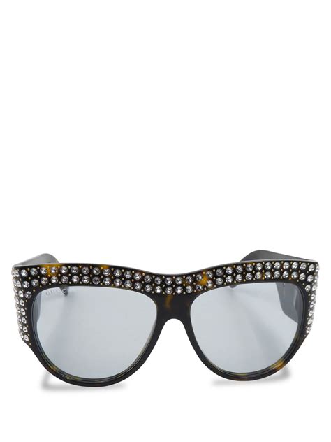 gucci inspired crystal sunglasses|gucci oversized crystal sunglasses.